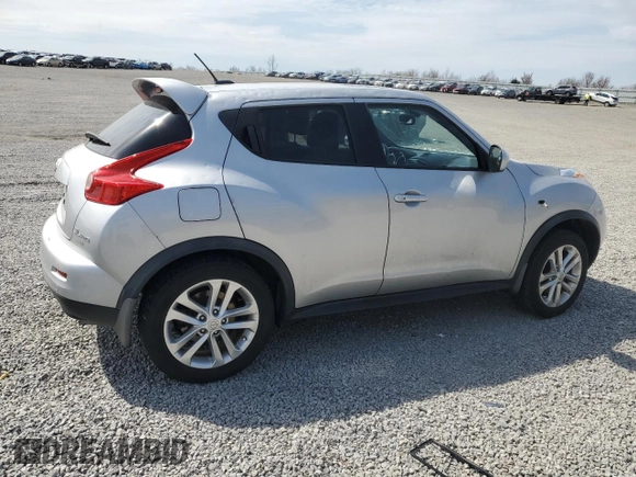 2013 Nissan Juke S with VIN JN8AF5MV7DT214627, listed as a Copart auction lot 50793025 with 130,500 mi miles and Salvage Title. Bid and sale history available at DreamBid. Image 3.
