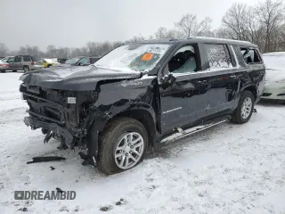 2024 Chevrolet Suburban LT with VIN 1GNSKCKD2RR249498, listed as a Copart auction lot 46279295 with 18,566 mi miles and Clean Title. Bid and sale history available at DreamBid. Image 1.