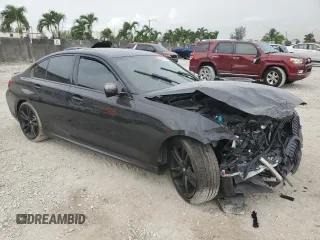 2020 BMW 3 Series M340i with VIN 3MW5U7J01L8B26649, listed as a Copart auction lot 62209814 with 49,731 mi miles and Salvage Title. Bid and sale history available at carsss.com. Image 4.