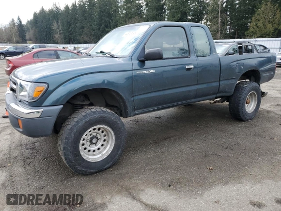 1998 Toyota Tacoma with VIN 4TAWN72NXWZ022200, listed as a Copart auction lot 44613295 with Not Provided miles and Salvage Title. Bid and sale history available at DreamBid. Image 1.