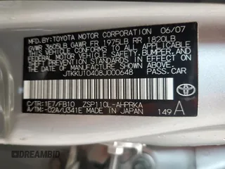2008 Scion xD z VIN JTKKU10408J000648, wystawiony jako Copart lot #56915325 z przebiegiem 211 280 mil mil oraz Szkody całkowita. Historia ofert i sprzedaży dostępna na DreamBid. Obrazek 12.