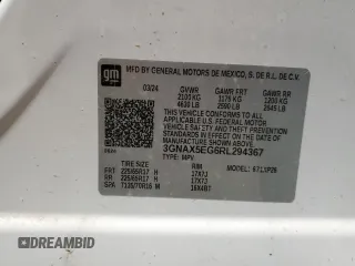 2024 Chevrolet Equinox LS with VIN 3GNAX5EG6RL294367, listed as a Copart auction lot 44461005 with 17,736 mi miles and Salvage Title. Bid and sale history available at carsss.com. Image 15.