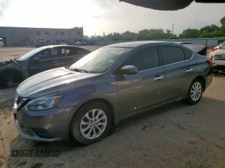 2019 Nissan Sentra S with VIN 3N1AB7AP9KY241554, listed as a Copart auction lot 59198345 with 87,354 mi miles and Salvage title. Bid and sale history available at DreamBid. Image 1.