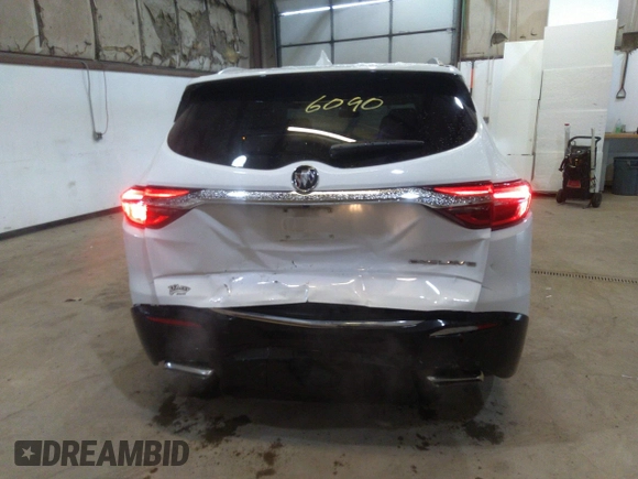2019 Buick Enclave Essence with VIN 5GAERBKW4KJ196757, listed as a IAAI auction lot 41746090 with 75,801 mi miles and . Bid and sale history available at carsss.com. Image 16.