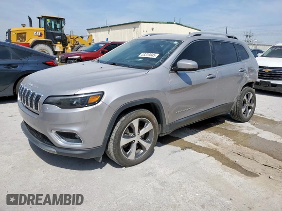 2020 Jeep Cherokee Limited with VIN 1C4PJLDB6LD538403, listed as a Copart auction lot 53319845 with 82,742 mi miles and Salvage title. Bid and sale history available at DreamBid. Image 1.