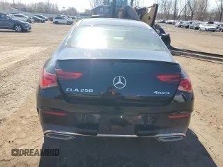 2021 Mercedes-Benz CLA with VIN W1K5J4HB4MN167234, listed as a Copart auction lot 47779605 with 32,620 mi miles and Salvage Title. Bid and sale history available at carsss.com. Image 6.