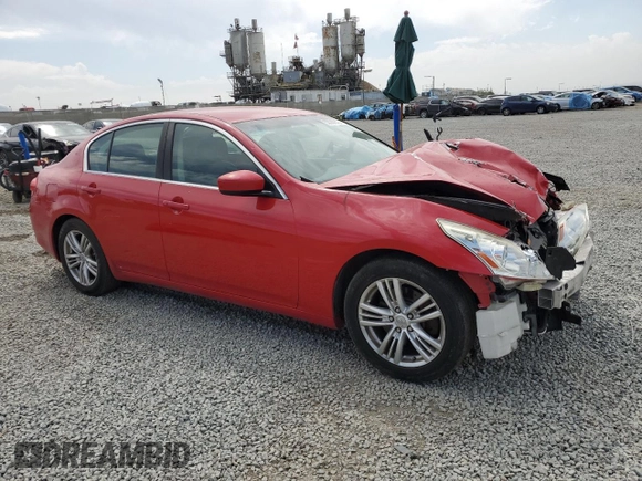 2013 Infiniti G37 Journey with VIN JN1CV6AP1DM301973, listed as a Copart auction lot 53088845 with 182,522 mi miles and Salvage Title. Bid and sale history available at DreamBid. Image 4.