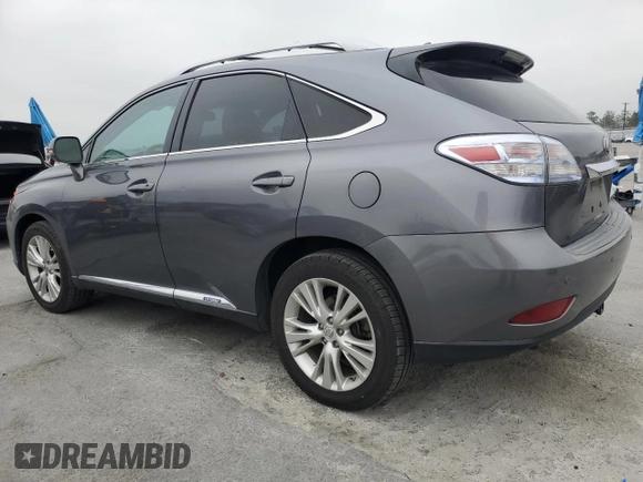 2012 Lexus RX 450h with VIN JTJBC1BA8C2433180, listed as a Copart auction lot 53273535 with 166,620 mi miles and Salvage Title. Bid and sale history available at DreamBid. Image 2.