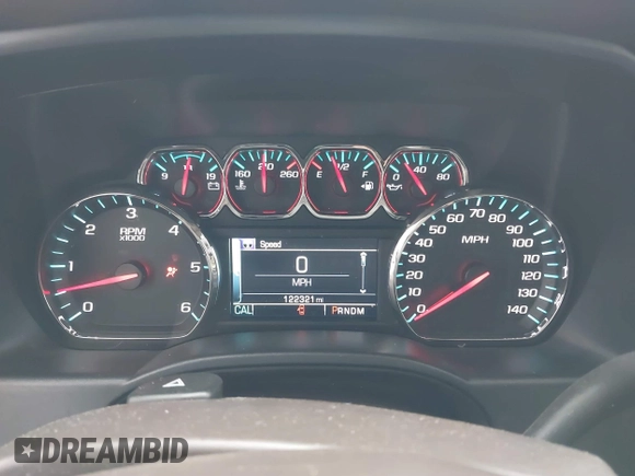 2016 Chevrolet Silverado 1500 LTZ with VIN 3GCUKSEC2GG349340, listed as a IAAI auction lot 41722693 with 122,321 mi miles and . Bid and sale history available at DreamBid. Image 7.