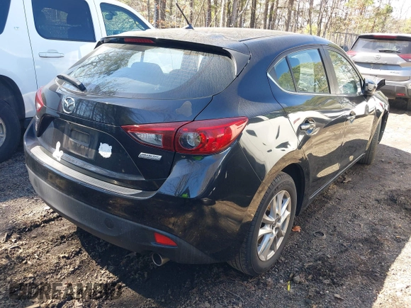 2015 Mazda 3 i Touring with VIN JM1BM1L7XF1246035, listed as a IAAI auction lot 41819595 with 124,535 mi miles and . Bid and sale history available at carsss.com. Image 4.