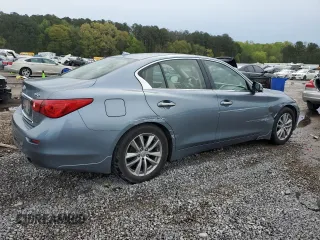 2014 Infiniti Q50 Sport with VIN JN1BV7AR9EM693217, listed as a Copart auction lot 50870335 with 149,854 mi miles and Salvage Title. Bid and sale history available at carsss.com. Image 3.