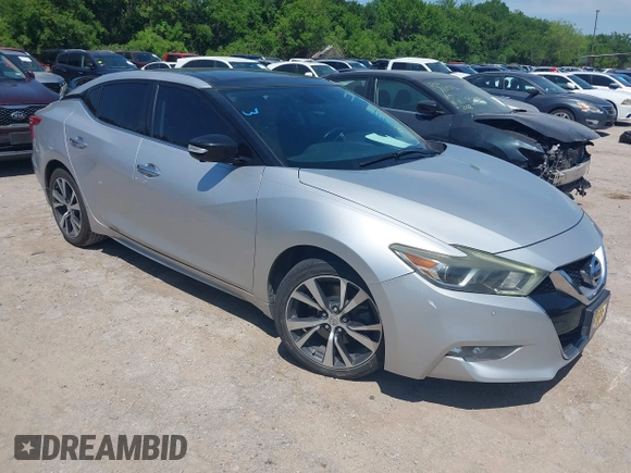 2016 Nissan Maxima SL with VIN 1N4AA6AP1GC430988, listed as a IAAI auction lot 42047844 with 122,685 mi miles and . Bid and sale history available at DreamBid. Image 1.