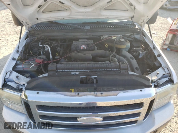 2005 Ford F-350 XL with VIN 1FTWX31505EC58627, listed as a Copart auction lot 75757994 with 116,676 mi miles and Salvage Title. Bid and sale history available at DreamBid. Image 11.