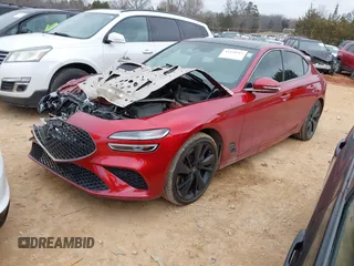 2023 Genesis G70 3.3T with VIN KMTG54TE7PU115245, listed as a IAAI auction lot 41420913 with 28,383 mi miles. Bid and sale history available at carsss.com. Image 19.