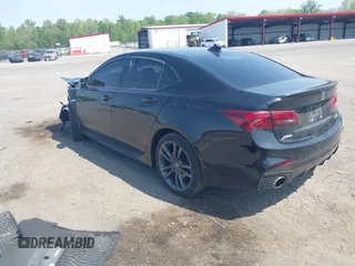2018 Acura TLX w/A-SPEC Pkg with VIN 19UUB3F63JA001911, listed as a IAAI auction lot 42167622 with 114,845 mi miles and . Bid and sale history available at DreamBid. Image 3.