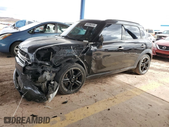 2016 MINI Countryman S z VIN WMWZC3C57GWT08472, wystawiony jako Copart lot #49286315 z przebiegiem 70 378 mil mil oraz Szkoda całkowita • Salvage title. Historia ofert i sprzedaży dostępna na DreamBid. Obrazek 1.
