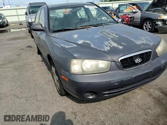 2002 Hyundai Elantra GLS with VIN KMHDN45D22U384067, listed as a Copart auction lot 59384065 with 131,236 mi miles and Salvage title. Bid and sale history available at DreamBid. Image 14.