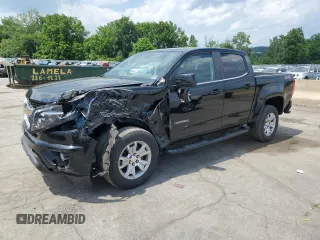 2019 Chevrolet Colorado 4WD LT with VIN 1GCGTCEN4K1343256, listed as a Copart auction lot 65394215 with 57,823 mi miles and Salvage title. Bid and sale history available at DreamBid. Image 1.