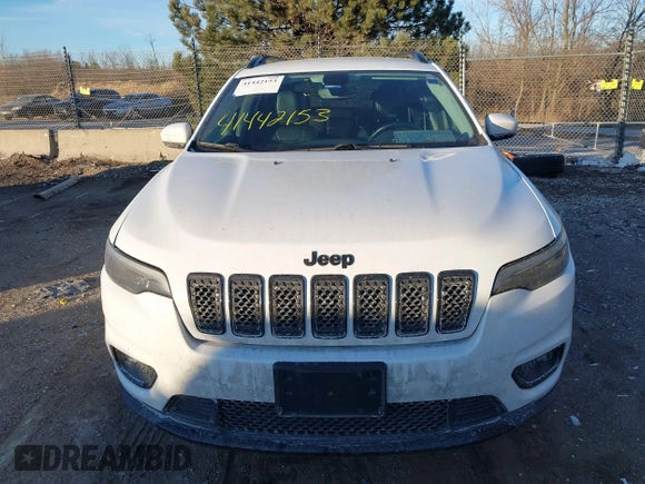 2019 Jeep Cherokee Latitude Plus with VIN 1C4PJLLN3KD286488, listed as a IAAI auction lot 41442153 with 100,386 mi miles and . Bid and sale history available at DreamBid. Image 12.