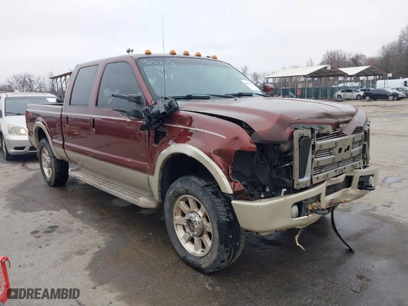 2008 Ford Super Duty F-250 SRW XL with VIN 1FTSW21RX8EB13274, listed as a IAAI auction lot 41800711 with 277,049 mi miles. Bid and sale history available at carsss.com. Image 1.
