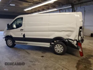 2024 Ford Transit Cargo with VIN 1FTBR1Y88RKA70197, listed as a Copart auction lot 76137834 with Not Provided miles and Clean Title. Bid and sale history available at DreamBid. Image 2.