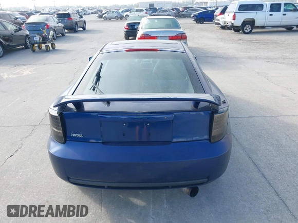2002 Toyota Celica GT with VIN JTDDR32T220113449, listed as a IAAI auction lot 41546615 with 247,392 mi miles. Bid and sale history available at carsss.com. Image 16.