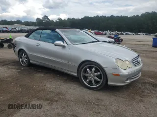2004 Mercedes-Benz CLK 320 with VIN WDBTK65GX4T017827, listed as a Copart auction lot 71733924 with 139,585 mi miles and Salvage Title. Bid and sale history available at DreamBid. Image 4.