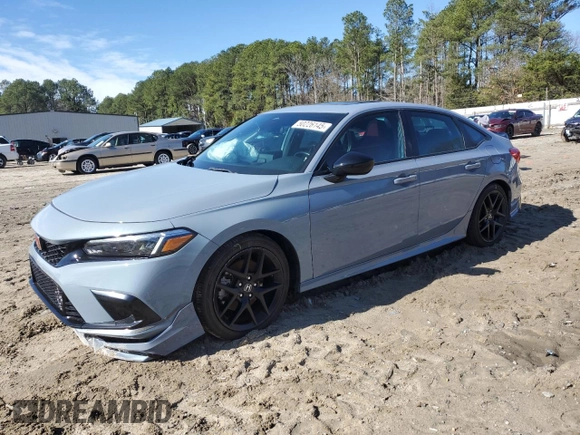 2022 Honda Civic Si with VIN 2HGFE1E54NH471949, listed as a Copart auction lot 50226145 with 50,535 mi miles and Salvage Title. Bid and sale history available at DreamBid. Image 1.