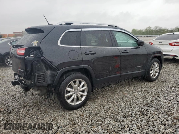 2015 Jeep Cherokee Limited z VIN 1C4PJMDS7FW740844, wystawiony jako Copart lot #55756605 z przebiegiem 77 446 mil mil oraz Szkoda całkowita • Salvage title. Historia ofert i sprzedaży dostępna na DreamBid. Obrazek 3.