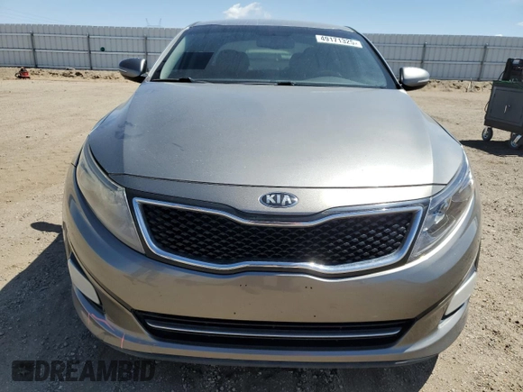 2015 Kia Optima SX Turbo with VIN 5XXGR4A69FG515052, listed as a Copart auction lot 49171325 with 154,008 mi miles and Salvage Title. Bid and sale history available at carsss.com. Image 5.