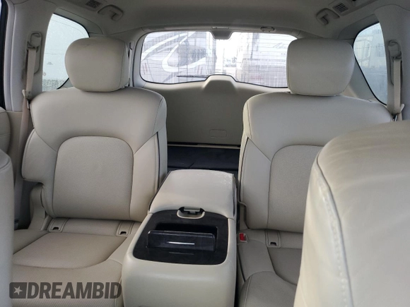 2021 Infiniti QX80 LUXE with VIN JN8AZ2AF1M9716985, listed as a Copart auction lot 74949784 with 0 mi miles and Salvage Title. Bid and sale history available at carsss.com. Image 10.