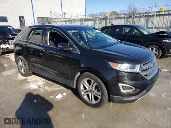 2015 Ford Edge Titanium with VIN 2FMTK4K83FBB39298, listed as a Copart auction lot 88142125 with 142,332 mi miles and Salvage Title. Bid and sale history available at carsss.com. Image 4.