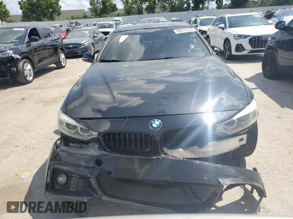 2016 BMW 4 Series 428i xDrive with VIN WBA3N9C58GK249023, listed as a Copart auction lot 62074475 with 118,360 mi miles and Clean title. Bid and sale history available at DreamBid. Image 5.