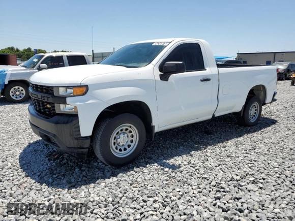 2021 Chevrolet Silverado 1500 Work Truck with VIN 3GCNWAEH8MG310522, listed as a Copart auction lot 54240975 with 103,189 mi miles and Clean Title. Bid and sale history available at carsss.com. Image 1.