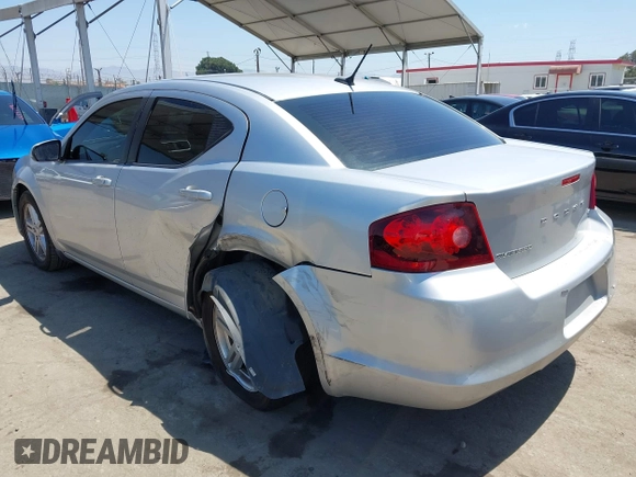 2012 Dodge Avenger SXT with VIN 1C3CDZCB8CN194999, listed as a IAAI auction lot 42385850 with 157,100 mi miles and . Bid and sale history available at DreamBid. Image 3.