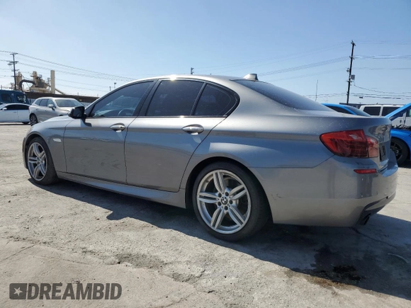 2015 BMW 5 Series 535i with VIN WBA5B1C5XFD918804, listed as a Copart auction lot 49119655 with 44,328 mi miles and Salvage Title. Bid and sale history available at carsss.com. Image 2.
