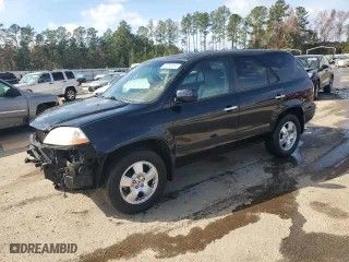 2003 Acura MDX with VIN 2HNYD18243H554753, listed as a Copart auction lot 82286014 with 168,351 mi miles and Salvage Title. Bid and sale history available at carsss.com. Image 1.