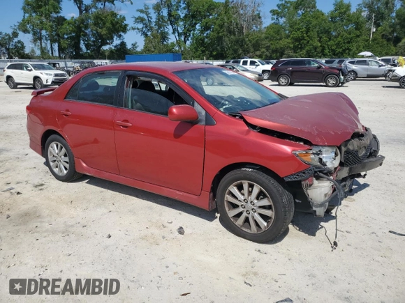 2010 Toyota Corolla with VIN 2T1BU4EE6AC525144, listed as a Copart auction lot 53810735 with 171,101 mi miles and Salvage Title. Bid and sale history available at carsss.com. Image 4.