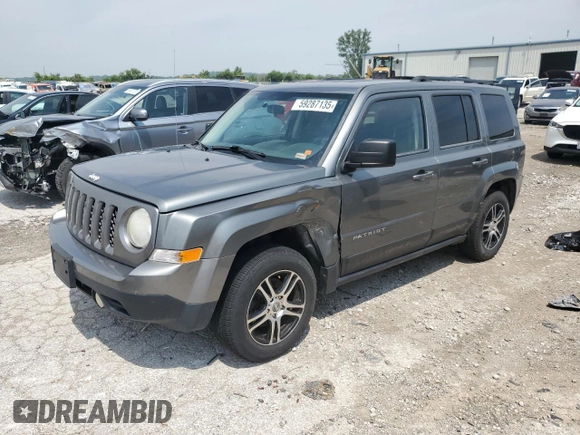 2014 Jeep Patriot Altitude z VIN 1C4NJPBA1ED523741, wystawiony jako Copart lot #59287135 z przebiegiem 194 757 mil mil oraz Szkoda całkowita • Salvage title. Historia ofert i sprzedaży dostępna na DreamBid. Obrazek 1.
