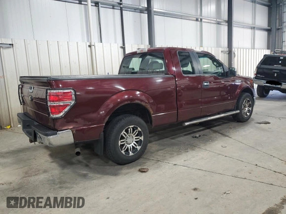 2009 Ford F-150 XLT with VIN 1FTRX12V99KB49459, listed as a Copart auction lot 56060525 with 146,433 mi miles and Salvage title. Bid and sale history available at DreamBid. Image 3.