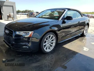 2015 Audi A5 Premium Plus z VIN WAUMFAFH2FN003509, wystawiony jako Copart lot #48799795 z przebiegiem 107 825 mil mil oraz Czysty tytuł • Clean title. Historia ofert i sprzedaży dostępna na DreamBid. Obrazek 1.