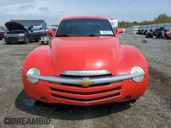 2004 Chevrolet SSR LS with VIN 1GCES14P84B112049, listed as a Copart auction lot 55442735 with 120,761 mi miles and Clean Title. Bid and sale history available at DreamBid. Image 5.