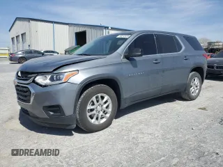 2021 Chevrolet Traverse LS with VIN 1GNERFKWXMJ154125, listed as a Copart auction lot 50212525 with 91,948 mi miles and Salvage Title. Bid and sale history available at carsss.com. Image 1.
