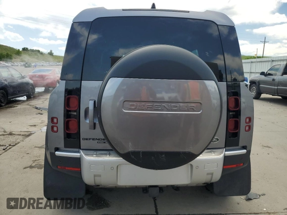 2020 Land Rover Defender HSE with VIN SALE9EEU6L2010232, listed as a Copart auction lot 61043835 with 59,479 mi miles and Salvage title. Bid and sale history available at DreamBid. Image 6.