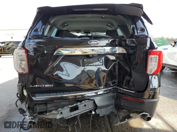 2022 Ford Explorer Limited with VIN 1FMSK7FH9NGB67685, listed as a Copart auction lot 51464975 with 47,263 mi miles and Clean Title. Bid and sale history available at carsss.com. Image 6.