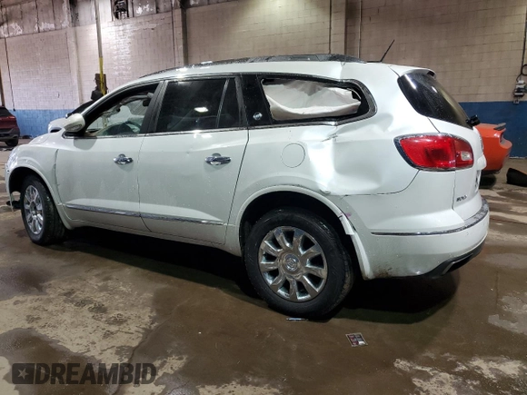 2017 Buick Enclave Leather with VIN 5GAKRBKDXHJ132362, listed as a Copart auction lot 45987955 with 168,537 mi miles and Clean Title. Bid and sale history available at DreamBid. Image 2.