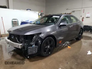 2010 Acura TSX with VIN JH4CU2F64AC043828, listed as a Copart auction lot 52566435 with 74,159 mi miles and Salvage Title. Bid and sale history available at carsss.com. Image 1.