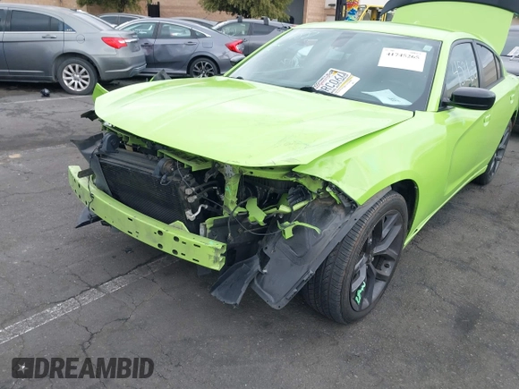 2019 Dodge Charger SXT with VIN 2C3CDXBG6KH633710, listed as a IAAI auction lot 41745265 with 78,402 mi miles. Bid and sale history available at carsss.com. Image 6.