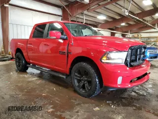 2018 Ram 1500 Night with VIN 1C6RR7MT3JS291116, listed as a Copart auction lot 75698344 with 133,478 mi miles and Clean Title. Bid and sale history available at carsss.com. Image 4.