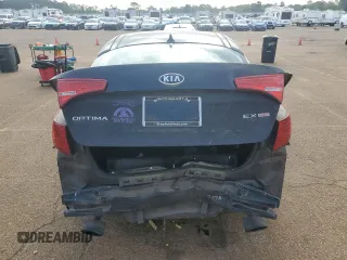 2011 Kia Optima EX with VIN KNAGN4A77B5178218, listed as a Copart auction lot 50349295 with 190,455 mi miles and Salvage Title. Bid and sale history available at carsss.com. Image 6.